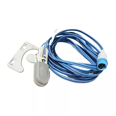 Buy 7pin Adult Ear Clip SpO2 Sensor Cable For Siemens/Draeger Nellcor Tech Monitor • 27.99$