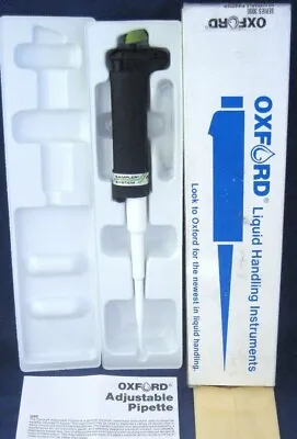 Buy NEW Oxford 10 - 50uL Adjustable Micro Pipette Series 3000 Sampler System Pipet • 19.99$