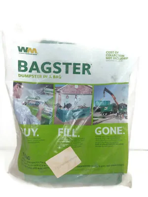 Buy Waste Management Bagster Dumpster In A Bag 3 Cubic Yards 3,300 Pounds • 29.99$