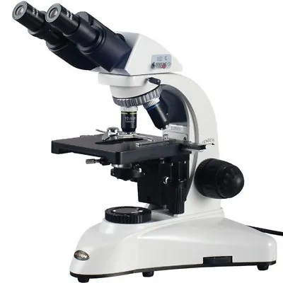 Buy AmScope 40X-2000X Laboratory Binocular Kohler Compound Microscope • 208.31$