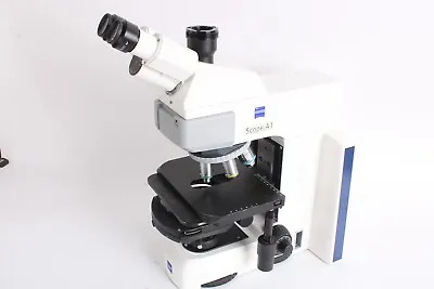 Buy Zeiss Axio Scope.A1 Trinocular Pathology Microscope 430035-9030-000 + Objectives • 6,768.74$
