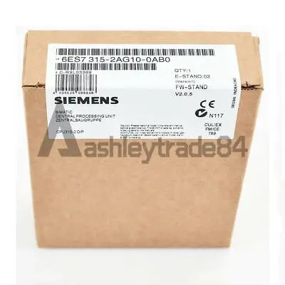 Buy New In Box SIEMENS 6ES7 315-2AG10-0AB0 6ES7315-2AG10-0AB0 DP Controller • 211.30$
