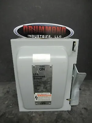 Buy Siemens Ite 30 Amp 240 Vac Heavy Duty Disconnect Safety Switch Ju321 • 19.95$
