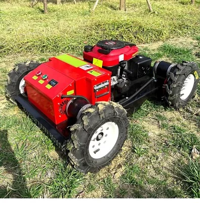 Buy MINI Remote Control Electric & Gasoline Lawn Mower Robot Grass Weeding Machine • 4,100$