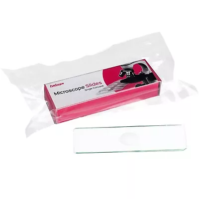 Buy AmScope Microscope Slides Single Depression Concave Pack Of 12 • 14.99$