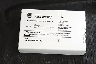 Buy Allen Bradley 1492-MCAA110 Circuit Breaker 10A Series A 1 Pole • 16.99$