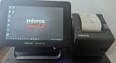 Buy Oracle MICROS Workstation 3 POS Terminal W  Epson Printer • 115$