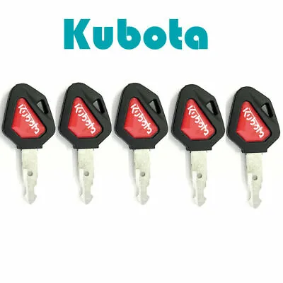 Buy 5PCS Kubota Ignition Keys 459A Excavator Backhoe Skid Steer Track Loader Keys • 10.99$