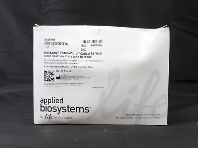 Buy APPLIED BIOSYSTEMS MicroAmp EnduraPlate Optical 96 Well Clear Reaction Plate • 46.99$