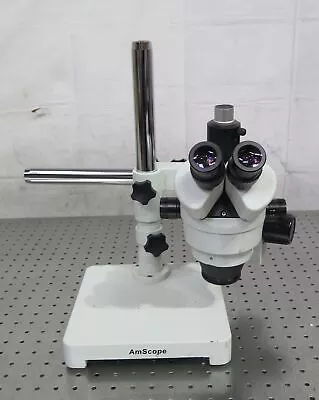 Buy R192805 AmScope Trinocular Stereo Zoom Microscope W/ Boom Stand • 300$