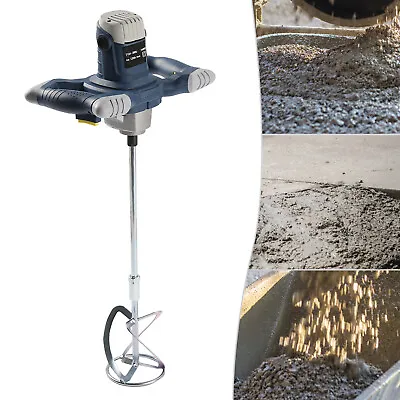 Buy 1050W Handheld Electric Concrete Cement Mortar Mixer Rotary Stirring Machine New • 48$