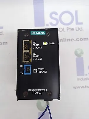 Buy Ruggedcom RMC40-HI-BSC12-XX 4-Port Ethernet Media & Speed Converter Siemens • 430.92$