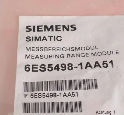 Buy 1pc New Siemens 6es5498-1aa51/ 6es5 498-1aa51 Measuring Range Module 1y Warranty • 99$