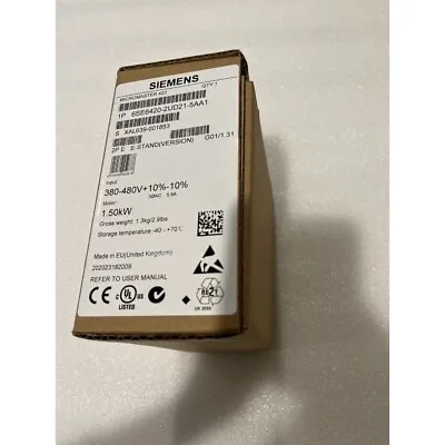 Buy New Siemens 6SE6420-2UD21-5AA1 MICROMASTER420 Without Filter 6SE6 420-2UD21-5AA1 • 270.99$