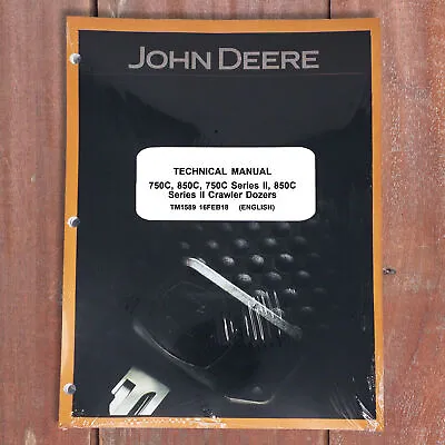Buy John Deere 750C 850C Crawler Bull-Dozer Technical Service Repair Manual - TM1589 • 94.50$