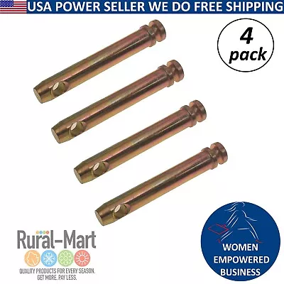 Buy 4pk Cat 1 Top Link Pin Hitch Accessories For Tractors (Speeco) S07070200 5-1/2 • 16.99$