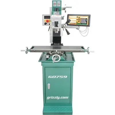 Buy Grizzly G0759 7  X 27  1 HP Mill/Drill With Stand And DRO • 3,190$