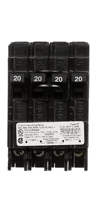 Buy Siemens Q22020CT 120/240V Two 20A / 20 Amp Double Pole Circuit Breaker  • 23.49$