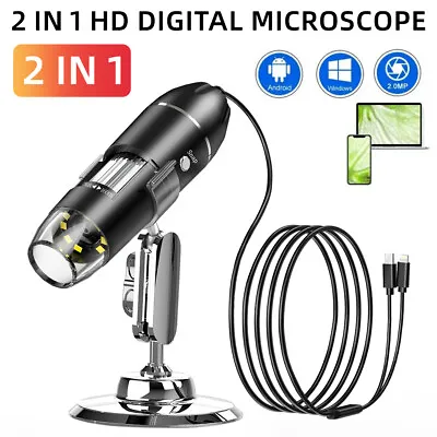 Buy USB Digital Microscope, 500X-1600X Magnification Handheld Digital Microscope • 21.59$
