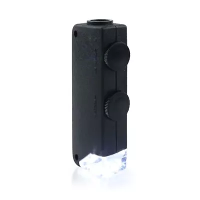 Buy 60-100X Portable Microscope Jewelry Diamond Tester Magnifier LED Lamp • 9.89$