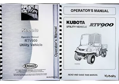 Buy Kubota RTV900 Utility Vehicle Owners Operators Manual • 40.99$