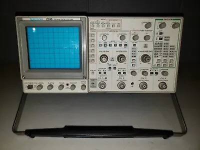 Buy Tektronix 2246 Four Channel 100 MHz Oscilloscope With Two Probes & Power Supply • 325$