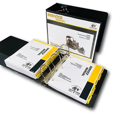 Buy Service Manual For John Deere 450E 455E Crawler Dozer Loader Repair Shop Set • 139.97$
