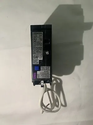 Buy Siemens Q115AFC 1 Pole 15 Amp Plug In AFCI Circuit Breaker • 28$