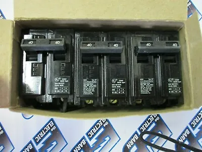Buy Siemens Q240, (1) BOX OF (3), 40 Amp, 240 Volt, 2 Pole, Circuit Breaker- NEW-B • 50$