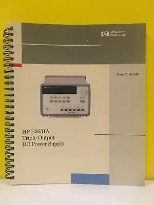 Buy HP / Agilent E3631A Triple Output DC Power Supply User's Guide • 39.99$