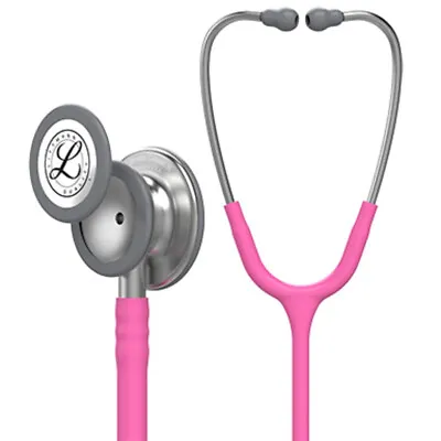 Buy 3M Littman Classic III Monitoring Stethoscope Rose Pink Breast Cancer Tube 5631 • 175$