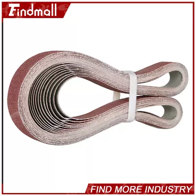 Buy Findmall 12 Pack 1  X 42  Sanding Belts 60 80 120 150 240 400 Grits Belt Sander • 11.91$