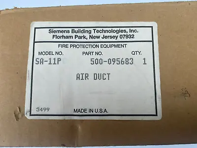 Buy Siemens SA-11P Duct Detector Housing Brand New! • 175$