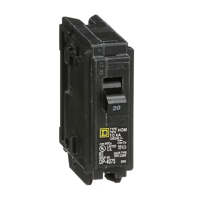 Buy Square D By Schneider Electric HOM120CP Homeline 20 Amp Single-Pole Circuit Brea • 10.71$
