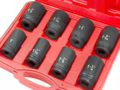 Buy 8pcs 3/4in Square SAE Imperial Extra Deep Impact Large Axle Lug Nut Truck Socket • 59.99$