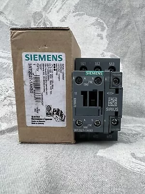 Buy Siemens 3RT20271AK60 IEC Magnetic Contactor, 120VAC, 3 Pole, 32 Amp, 1NO+1NC,... • 50$