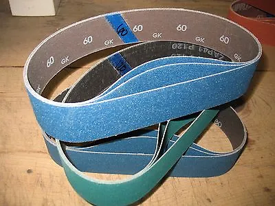 Buy 9 Pc. PREMIUM ZIRCONIA Asst. 2 X 28  Sanding Belts To Fit Eastwood Sander • 48$