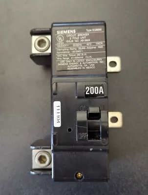 Buy Siemens EQ8695 200A 240V 2 Pole Circuit Breaker  • 89$