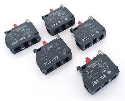 Buy Schneider Electric ZBE-102 Normally Closed Contact Block ( Lot Of 5 ) New • 37.89$