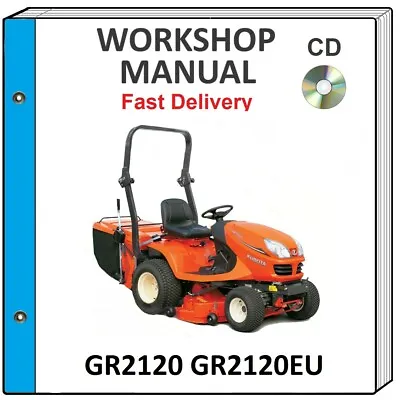 Buy Kubota Gr2120 Gr2120eu Service Repair Workshop Manual On Cd • 16.99$