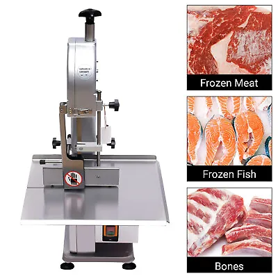 Buy 1500W Electric Meat Bone Saw Machine Commercial Frozen Meat Cutting Band Cutter • 370.50$