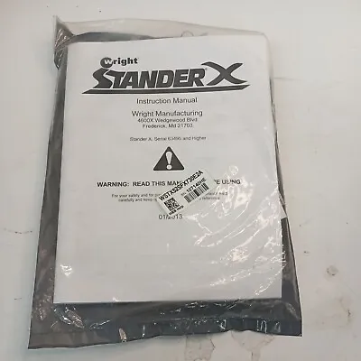 Buy 2 Wright Stander X Turf  Mower Instruction Manuals , Hose, Key, Kawasaki Fx Book • 15$