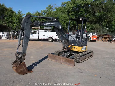 Buy 2018 John Deere 35G Mini Excavator Backhoe Trackhoe Aux Hyd Blade Diesel • 1$