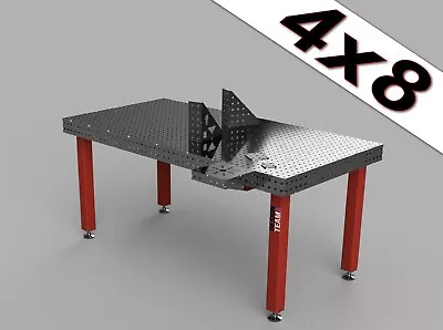 Buy 4x8 Welding Table DXF Plans With Vise Mount And Jig Fixture Designs EMAILED • 17.50$