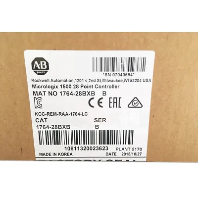 Buy NEW Factory Sealed Allen-Bradley 1764-28BXB MicroLogix1500 28 Point Controller • 669$