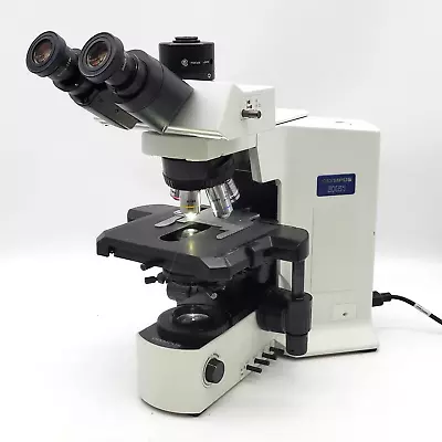Buy Olympus Microscope BX51 With LED, Trinocular Head, & 100x Objective • 4,495$