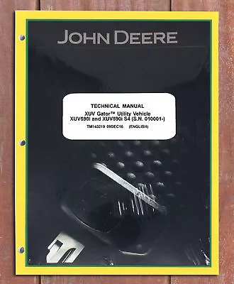 Buy John Deere Gator XUV590i, XUV590i S4 Technical Service Repair Manual - TM143219 • 107.10$