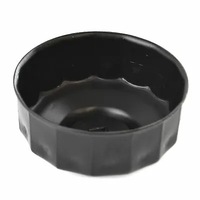 Buy 74mm 15 Flute Cup Oil Filter Socket Remover Removal Tool For Toyota Lexus • 15.53$
