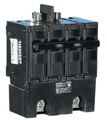 Buy Siemens Q2200B 200 Amp 2 Pole 120 Volt 10 KA Main Circuit Breaker • 149.50$
