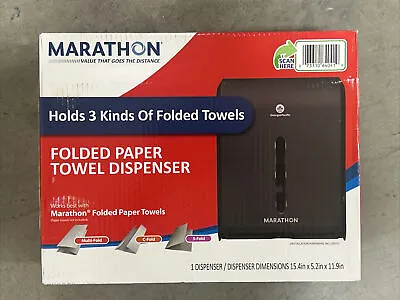 Buy Marathon Folded Paper Towel Dispenser C-fold S-fold Multi-fold Georgia Pacific  • 59.99$